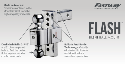 FLASH™ SILENT Ball Mount